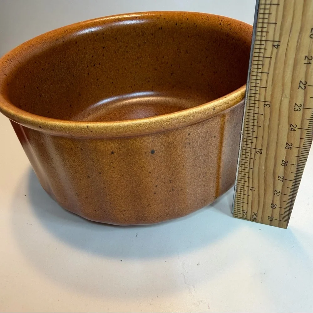 2 Villeroy & Boch Vilbofour Auberge Pumpkin Orange  BAKING DISH 6.5” and 5” Set